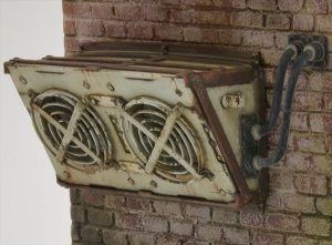 画像2: VG DioModels[VG64054]1/35 汎用 エアコンユニット＃2 三角型室外機 (2)