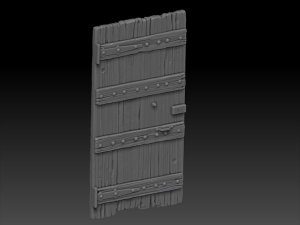 画像1: VG DioModels[VG64099]1/35 汎用 木製ドア＃2 (1)
