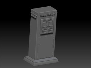 画像1: VG DioModels[VG64111]1/35 WWII ドイツ 帝国郵便ポスト＃1 (1)