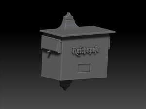 画像1: VG DioModels[VG64113]1/35 WWII ドイツ 帝国郵便ポスト＃3 (1)