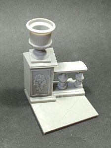 画像2: VG DioModels[VG64300]1/32(54mm) 汎用 フィギュアベース 手すり付き屋外テラス (2)