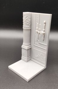 画像2: VG DioModels[VG64311]1/24(75mm) 汎用 フィギュアベース 宮殿の壁 (2)