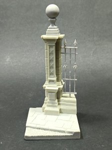 画像2: VG DioModels[VG64320]1/32(54mm) 汎用 フィギュアベース 鉄格子フェンス付門柱 (2)