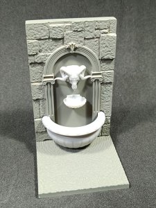 画像2: VG DioModels[VG64328]1/24(75mm) 汎用 フィギュアベース 壁噴水 (2)