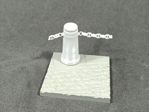 画像2: VG DioModels[VG64330]1/24(75mm) 汎用 フィギュアベース 石柱フェンス (2)