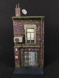 画像1: VG DioModels[VG64505]1/35 汎用 ジオラマベース 商店のファサード (1)