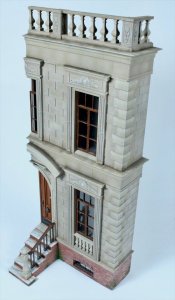 画像1: VG DioModels[VG64506]1/35 汎用 ジオラマベース 石造りの家 (1)