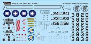 画像2: Wolfpack Design[WOLWP10010R]1/48 T-38A タロン ROCAF (リニューアル版) (2)
