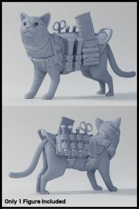 画像2: トリファクトリー[BS-13]1/6 現用 タクティカル・キャット 戦術猫 (2)