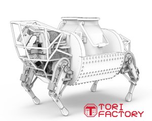 画像8: トリファクトリー[CY-10B]1/24 現用 AIロボカウ ロボティクスダイナミクスモデルB (8)