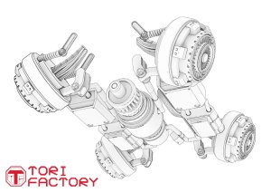 画像8: トリファクトリー[CY-08C]1/43 飛行変換ユニット「ウラジミールモーターズ-FT160」 空飛ぶ車キット (8)