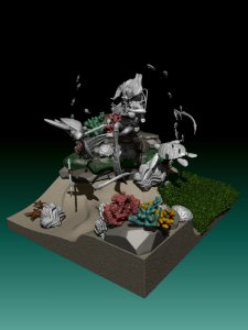 画像13: トリファクトリー[DX-01]1/24 ガールズインアクション デラックスジオラマ 海中散歩 (13)