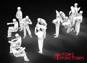 画像5: トリファクトリー[FS-13A]1/350 WWII アメリカ海軍対空砲射撃手セット1 (5)