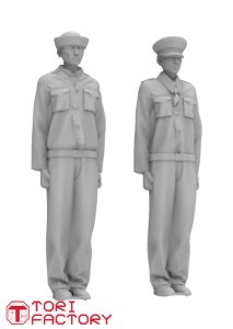 画像5: トリファクトリー[FS-16A]1/350 WWIIアメリカ海軍 戦艦乗組員セット＃1 気をつけ (5)