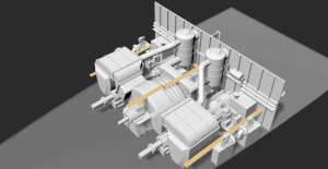 画像11: トリファクトリー[FS-21]1/200 RMS タイタニック 機関室セット DX (11)