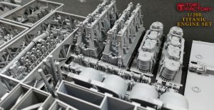 画像23: トリファクトリー[FS-21]1/200 RMS タイタニック 機関室セット DX (23)