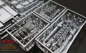 画像27: トリファクトリー[FS-21]1/200 RMS タイタニック 機関室セット DX (27)