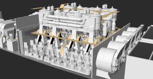 画像7: トリファクトリー[FS-21]1/200 RMS タイタニック 機関室セット DX (7)