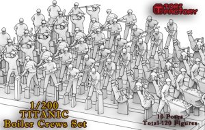 画像6: トリファクトリー[FS-22]1/200 RMS タイタニック 機関室乗組員セット(120体入) (6)