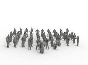 画像8: トリファクトリー[FS-01] 1/200タイタニック号クルー&パッセンジャーセット (トランペッター タイタニック[03713]対応) (8)