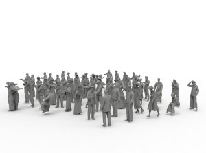 画像6: トリファクトリー[FS-01] 1/200タイタニック号クルー&パッセンジャーセット (トランペッター タイタニック[03713]対応) (6)