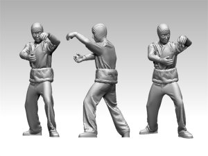 画像16: トリファクトリー[FS-03A]1/350 WWII 米 アメリカ海軍航空母艦搭乗員セット01　　ミッドウェー海戦「平時待機中」 (16)