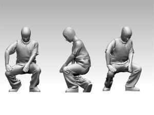 画像16: トリファクトリー[FS-04A]1/350 WWII 米 アメリカ海軍航空母艦搭乗員セット02 　　ミッドウェー海戦「総員戦闘態勢」 (16)