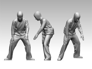 画像11: トリファクトリー[FS-04B]1/200  WWII 米 アメリカ海軍航空母艦搭乗員セット02　　 ミッドウェー海戦「総員戦闘態勢」 (11)