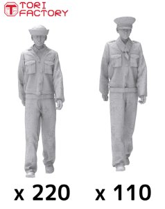 画像6: トリファクトリー[FS-20B]1/200 WWIIアメリカ海軍 戦艦乗組員セット＃5 行進 (6)