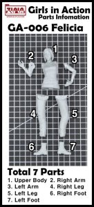 画像2: トリファクトリー[GA-006]1/20 フェリシア（１体入り） (2)