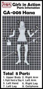 画像2: トリファクトリー[GA-008]1/20 ハナ（１体入り） (2)