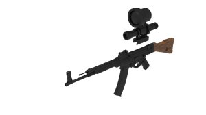 画像12: トリファクトリー[GUN-12]1/12 WWII ドイツStG44突撃銃/w赤外線暗視スコープ"ヴァンパイア" (12)