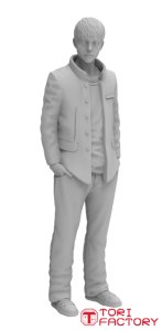 画像6: トリファクトリー[GW-13A]1/35 はたらくJK＋制服男子1 　学ランのイケメン君 (6)