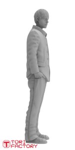 画像3: トリファクトリー[GW-13A]1/35 はたらくJK＋制服男子1 　学ランのイケメン君 (3)