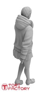 画像4: トリファクトリー[GW-15B]1/24 はたらくJK 壁ドン-女子高校生 (4)