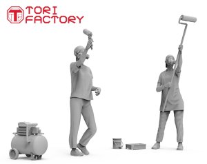 画像12: トリファクトリー[GW-11B]1/24 はたらくJK 塗装中!どんな色がよく似合いますか?その1 (12)