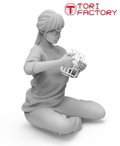 画像6: トリファクトリー[GW-17A]1/35 ホビータイム1 お茶の間女子モデラー (6)