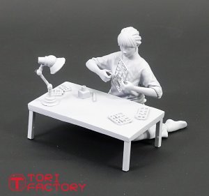 画像10: トリファクトリー[GW-17B]1/24 ホビータイム1 お茶の間女子モデラー (10)