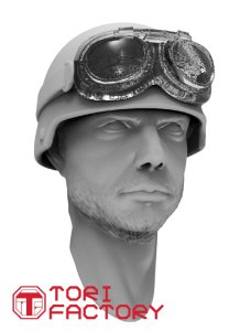 画像11: トリファクトリー[HD-08]1/12 フィギュアアクセサリー ヘッドセット3 ハーフヘル&ゴーグル (11)