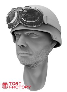 画像10: トリファクトリー[HD-08]1/12 フィギュアアクセサリー ヘッドセット3 ハーフヘル&ゴーグル (10)