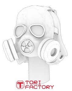 画像15: トリファクトリー[HD-03A]1/35 アクセサリー ヘッドシリーズ3 マスクヘッドセット2 ガスマスク(10個入) (15)