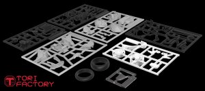 画像4: トリファクトリー[ID-08]1/12 フィギュア用バイク組立キット1  (レジン製　チューブ式接着剤付） (4)