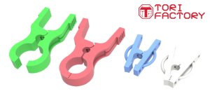 画像6: トリファクトリー[ID-19]1/12 フィギュアアクセサリー 洗濯ハサミセット(カラーレジン成形) (6)