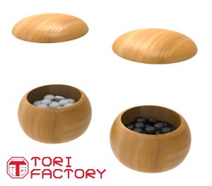 画像4: トリファクトリー[ID-14]1/12 囲碁 (4)