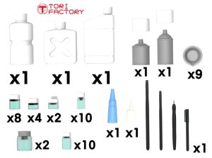 画像9: トリファクトリー[ID-15]1/12 モデリング塗装ツール2 (9)