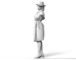 画像5: トリファクトリー[MF-09]1/35 WWII 仏 パリの若き婦人 (5)