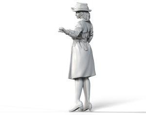 画像4: トリファクトリー[MF-09]1/35 WWII 仏 パリの若き婦人 (4)