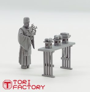 画像20: トリファクトリー[MF-25B]1/24 日本の神事 神職1 祝詞を奏上する神主 祭壇付き (20)