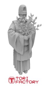 画像14: トリファクトリー[MF-25B]1/24 日本の神事 神職1 祝詞を奏上する神主 祭壇付き (14)