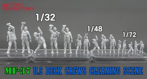 画像16: トリファクトリー[MF-37A]1/32 現用 アメリカ海軍空母甲板作業員 機体クリーニング (16)